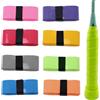 MingFontec 8 pezzi di nastro per presa da tennis, nastro adesivo per racchetta da badminton, nastro antiscivolo per racchette da tennis, badminton, racchetta da squash (colore )