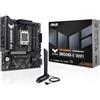 ASUS TUF Gaming B850M-E WiFi, Scheda Madre AMD Micro-ATX, 8+2+1 Fasi di Alimentazione, Slot DDR5, PCIe 5.0, 3 slot M.2, WiFi 6E, Ethernet Realtek 2.5Gb, USB-C da 10 Gbps, BIOS Flashback e Aura Sync