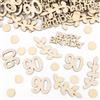 GoldRock Coriandoli in Legno per 90° Compleanno - Decorazione Grande 1,5-6,5 cm per Uomo Donna - 100 Pezzi
