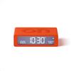 Lexon Flip Mini Sveglia Digitale da Viaggio, Orologio LED On/Off con Luminosità Regolabile, Ricaricabile e Tattile, Ideale come Sveglia da Comodino - Arancione