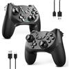 AceGamer Confezione da 2 controller wireless per Nintendo Switch/Lite/OLED/Switch 2, doppia vibrazione/turbo/ergonomico! (nero*2)