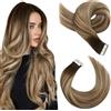 Moresoo Extension Biadesive Capelli Veri Shatush #4/6/613 35cm 50g 20pz