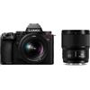 Panasonic Pack hybride Panasonic Lumix S5 Mark II + S 20 60mm f 3.5 5.6 + S 50mm f 1.8