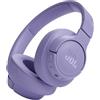JBL Tune 720 BT Cuffie Over-Ear Bluetooth Wireless, Pieghevoli e Leggere, Microfono e Comandi su Padiglione con Voice Aware, JBL Pure Bass, Connessione Multipoint, fino a 76 ore di Autonomia, Viola