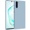 MyGadget Cover per Samsung Galaxy Note 10 - Custodia in Silicone Morbido a Doppio Strato - Case con Protezione Fotocamera & Fodera Interna Antigraffio - Azzurro
