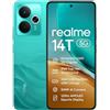 realme 14T 5G Smartphone 8+256GB, Verde Surf, Schermo 6.67 pollici, Refresco a 120Hz, Batteria 5260mAh, Fotocamera 50MP, MediaTek Dimensity 6300, Protezione ArmorShell, IP69