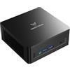MINISFORUM UM760 Slim Mini PC, AMD Ryzen 5 7640HS Mini Computer (6C/12T, fino a 5,0 GHz), 32 GB di RAM DDR5 e 1 TB SSD PCIe 4.0, 8K@60Hz HDMI 2.1/USB4, WIFI6E/BT5.3