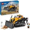 LEGO City Bulldozer Giallo Giocattolo - Set con Veicolo da Cantiere per Costruzi