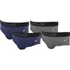 CAT Caterpillar Slip Uomo (Pacco da 4) - Cotone Elasticizzato (Nero, M)
