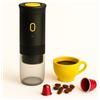Duckdik Macchina da caffè espresso portatile 3 in 1, auto-riscaldabile 20 bar, compatibile con capsule piccole o grandi e caffè macinato, batteria ricaricabile USB, per viaggi, campeggio (Nero)