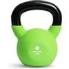 BILDER-Kettlebell 10kg con Impugnatura Ergonomica e Antiscivolo, Pesi in Ghisa con Rivestimento in Neoprene, Ideale per Esercizi e Allenamento Forza Cardio e Funzionale, Attrezzi Palestra Casa Fitness