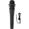 Plyisty Microfono Cablato a Condensatore Portatile, Interruttore ON e Off, Microfono con Riduzione del Rumore da 3,5 Mm per Altoparlanti, Karaoke, Amplificatore, Mixer, Motivo di