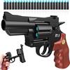 YYHCC Revolver in schiuma, pistola giocattolo, pistola per bambini, pistole giocattolo per bambini,pistola giocattolo (caffè nero)