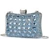 BAIGIO 1920s Clutch vintage nera con perle borsa a tracolla per feste matrimoni borsa da sposa
