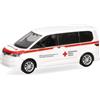 herpa modellino auto VW Multivan Croce Rossa Düsseldorf, miniatura in scala 1:87, da collezione, Made in Germany, modello in plastica