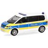 herpa modellino auto VW Multivan Polizia Bassa Sassonia, miniatura in scala 1:87, da collezione, Made in Germany, modello in plastica