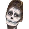 Smiffys Smiffys Make-Up FX, Strass adesivi per viso, argento, 100 pezzi per foglio Halloween