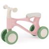 LENA - My First Scooter rosa pastello - Monopattino bambini da 18 mesi, per interno ed esterno, 48 cm, assi in acciaio da 6 mm, certificato TÜV e GS, Made in Europe
