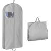 VIDSTW 60 x 153 Cm Porta Abiti da Viaggio Porta Abito Pieghevole Portaabiti Uomo da Viaggio Borsa Porta Abiti da Copriabiti Antipolvere per Abiti Camicie Giacche (Grigio)