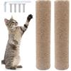GBKDQQ 2 tiragraffi di ricambio, tronco tiragraffi per gatti, lunghezza 40 cm, tiragraffi in sisal naturale, colonna tiragraffi con viti M8, parti di ricambio per ristrutturazione, artigianato fai da te