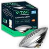 V-TAC Lampada Led da Piscina 12W - PAR56 - Lampada in Vetro Antiurto per Illuminazione Piscine e Fontane - 1260 Lumen - Luce Subacquea - Risparmio Energetico - IP68 - Luce Calda