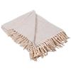 DII 100% Cotone copriletto con Motivo a Spina di Pesce per Interni/Esterni da Campeggio, Barbecue, spiagge, Everyday, Coperta 127 x 152,4 cm Nautical Blu Rombo Diamond White
