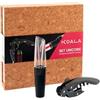 Koala | Set UnCork HT | Cavatappi High Tech a due tempi con brevetto Koala | Aeratore per vino regolabile | Astuccio in sughero | Regalo per gli amanti del vino