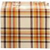 Elrene Home Fashions Russet Harvest - Runner da tavola in tessuto scozzese, 33 x 178 cm