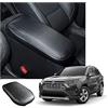 GAFAT Toyot-a RAV4 Hybrid 2019-2024 2025 Bracciolo Centrale Copertura, RAV4 2025 Console Centrale Protezione Braccioli, PU Pelle, Compatibile con Accessori Toyota RAV4 (Nero)