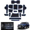 GAFAT Compatibile con Jeep Renegade Facelift 2019-2024 2025 Tappetini Antiscivolo, Nuovo Renegade 2024 Tappetino in Gomma per Console Centrale, Cuciture per Porta, Renegade Accessori (Blu)