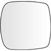 SENZEAL Vetro dello Specchietto Lato Guida Riscaldato con Piastra Portante per Renault Kangoo II 2007-2012 (Sinistro)