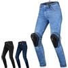 SHIMA DEVON Jeans Moto - Pantaloni Biker Ventilato Elastico Vestibilità Slim con Rinforzi in FiberQL, Protezioni CE per Ginocchia e Fianchi (Donna, Blu, 26)