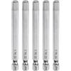 QUARKZMAN 5pz Punte per Cacciavite Chiave Esagonale 6mm (H6) Metrico 1/4 Attacco Esagonali 75mm (3) Punta Magnetica Lunghe Acciaio S2 Punta per Trapano Piatta Grado Industriale per Viti