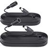 ANLINK 2 cavi di prolunga di alimentazione, 6 m, cavo di prolunga DC 12 V, 5,5 mm x 2,1 mm, compatibile con adattatore di alimentazione 12 V DC o caricatore da parete per telecamera di sicurezza CCTV