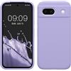 kwmobile Cover per Google Pixel 8a Custodia - Back Case per Smartphone in Silicone TPU - Protezione Gommata - lavanda