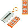 JJC 6 schede SD + 12 schede di memoria TF Card Holder Anti-Shock, portatile, viaggio, organizzazione e protezione schede di memoria