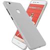 OXYN Cover Compatibile per Huawei P10 Lite, Custodia SOFT TOUCH Opaca Morbida Gel TPU Silicone Resistente Flessibile Case Guscio Antiurto Posteriore Protettiva Proteggi (Bianco)