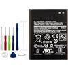 Vvsialeek Batteria di ricambio originale Vvsialeek EB-BG525BBE per Samsung Galaxy Xcover 5 G525F con kit di strumenti gratuito.