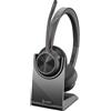 Hp Cuffie Hp Poly Voyager V4320-M wireless Usb-C con supporto di ricarica Nero [77Z32AA]