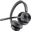 Hp Cuffie Hp Poly Voyager V4320-M wireless Usb-C certificate Microsoft Teams Nero [77Z30AA]