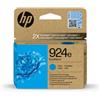 Hp Cartuccia d'inchiostro Hp No.924e ca. GU 8120/8130 800pagine Ciano [4K0U7NE]