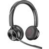 Hp Cuffie Hp Poly Savi 7320 DECT A Padiglione Wireless per ufficio con microfono Nero [8D3F7AA#ABB]