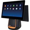 SUNMI Monitor touch led 15.6'' Sunmi T2s FHD 1920x1080 4G/16GB/Android 9/Nero/Arancione [P01220055]