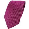 TigerTie Cravatta in seta - magenta argento a pois - Cravatta di seta pura al 100%
