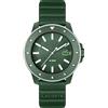 Lacoste Orologio con Movimento al Quarzo a Tre Lancette da Uomo Collezione LACOSTE.12.12 SCUBA con Cinturino in Silicone Verde, 2011414, Green