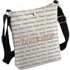 Generic Borsa a tracolla con parole positive per la mamma e la danza, regalo per gli amanti della danza, regalo per insegnanti di danza, Borsa da ballo