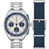 Bulova Lunar Pilot Uhr 98K112 Cronografo uomo Con cinturino di riserva
