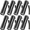 MEGYAD 8 pezzi torcia UV: mini lampada UV luce nera con 9 LED, torcia a luce nera, mini lampada UV luce ultravioletta per banconote urine di cani e altri animali domestici (9 LED)