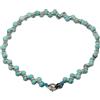 Spadarella Gioielli Spadarella Bracciale realizzato con anellini in argento 925 e pietra naturale turchese africano.Prodotto artigianale.Made in Italy.Unisex.Lunghezza 19cm.