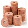 Adiwo anelli in legno di cedro, protezione antitarme naturale in legno di cedro, protezione antitarme nell'armadio, bustine profumate antitarme per guardaroba, senza sostanze chimiche (32 pcs)